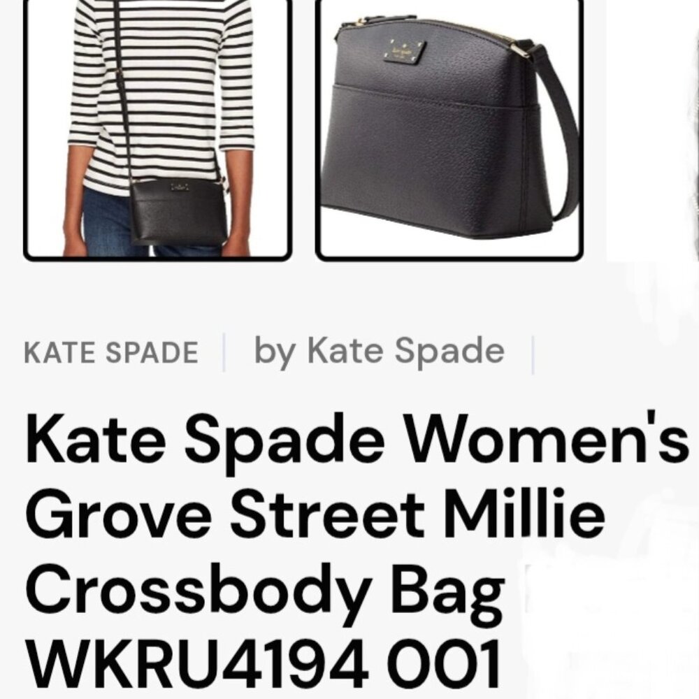 Kate Spade Grove Street Millie Navy Blue Cross Body Mini Bag
